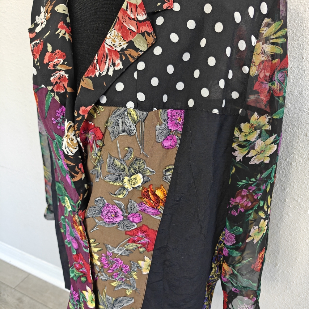 Floral Patchwork Blazer